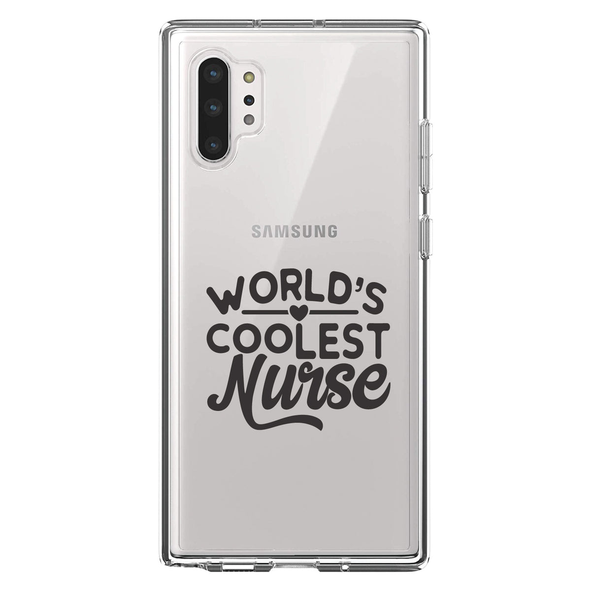 World's Coolest Nurse, Black Clear Shockproof iPhone Case, view 10