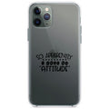 So Apparently I Have An Attitude, Black Clear Shockproof iPhone Case