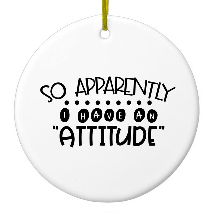 Black Ceramic Ornament