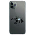 Bride Diamond, Wedding Design Clear Shockproof iPhone Case