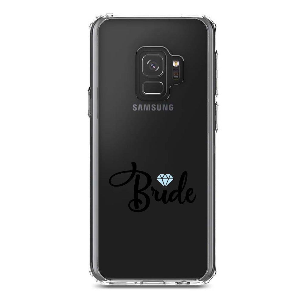 Bride Diamond, Wedding Design Clear Shockproof iPhone Case, view 19