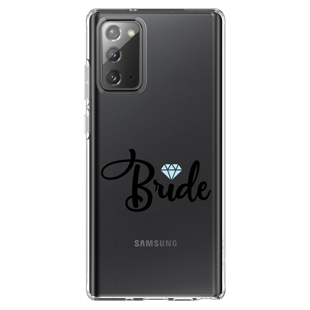 Bride Diamond, Wedding Design Clear Shockproof iPhone Case, view 7