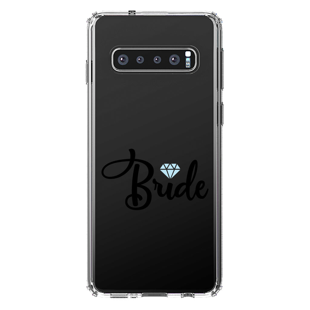 Bride Diamond, Wedding Design Clear Shockproof iPhone Case, view 17