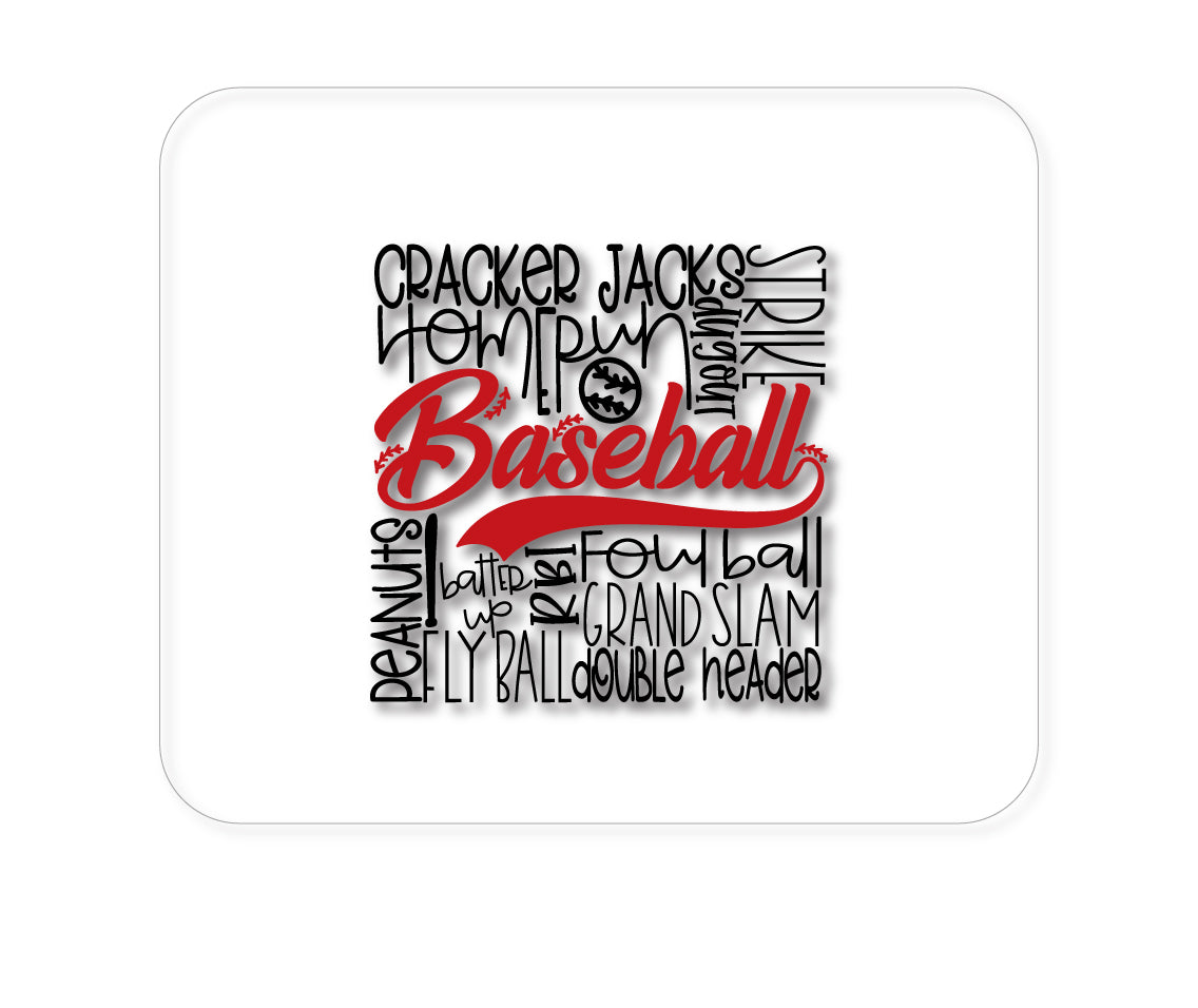 DistinctInk Custom Foam Rubber Mouse Pad - 1/4