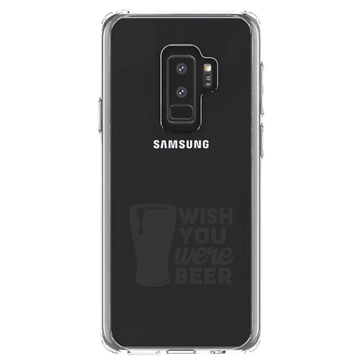 Wish You Were BEER Clear Shockproof iPhone Case, view 20