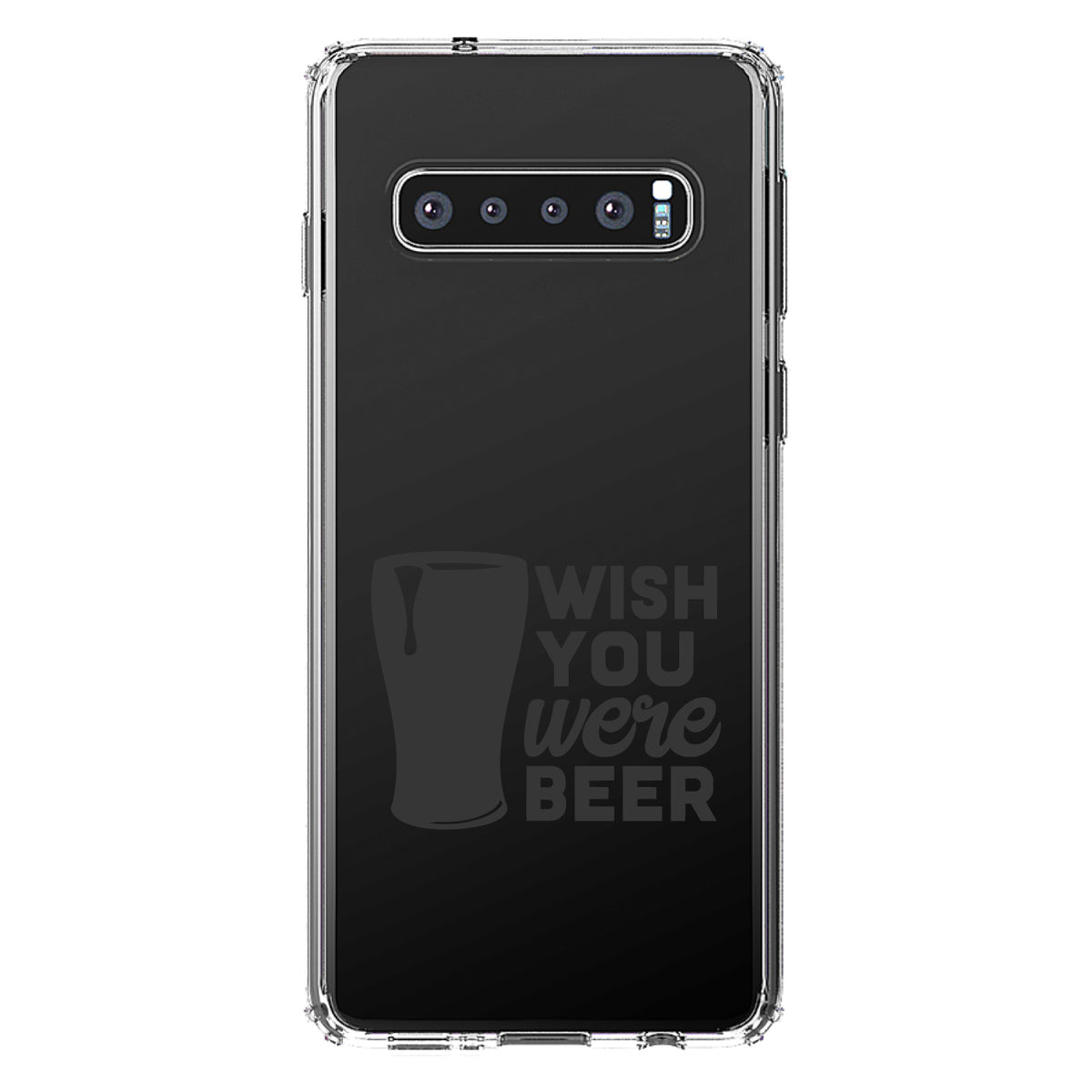 Wish You Were BEER Clear Shockproof iPhone Case, view 17