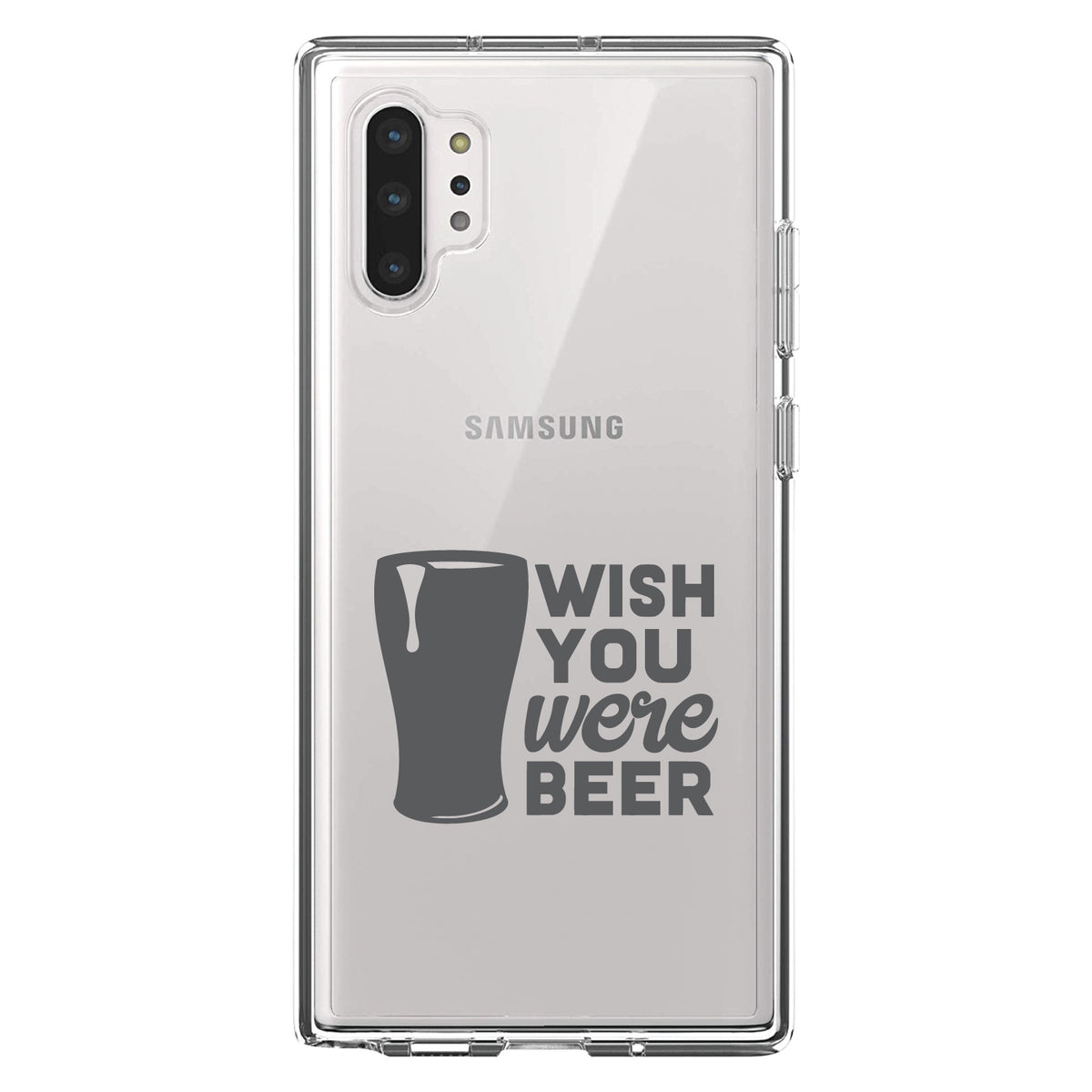 Wish You Were BEER Clear Shockproof iPhone Case, view 10