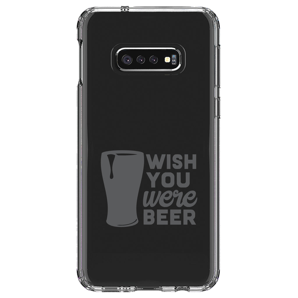 Wish You Were BEER Clear Shockproof iPhone Case, view 18