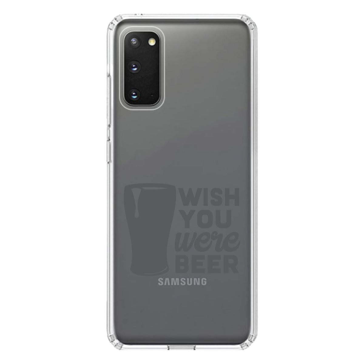 Wish You Were BEER Clear Shockproof iPhone Case, view 14