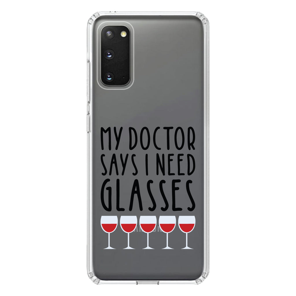 My Doctors Says I Need Glasses, Wine Clear Shockproof iPhone Case, view 14