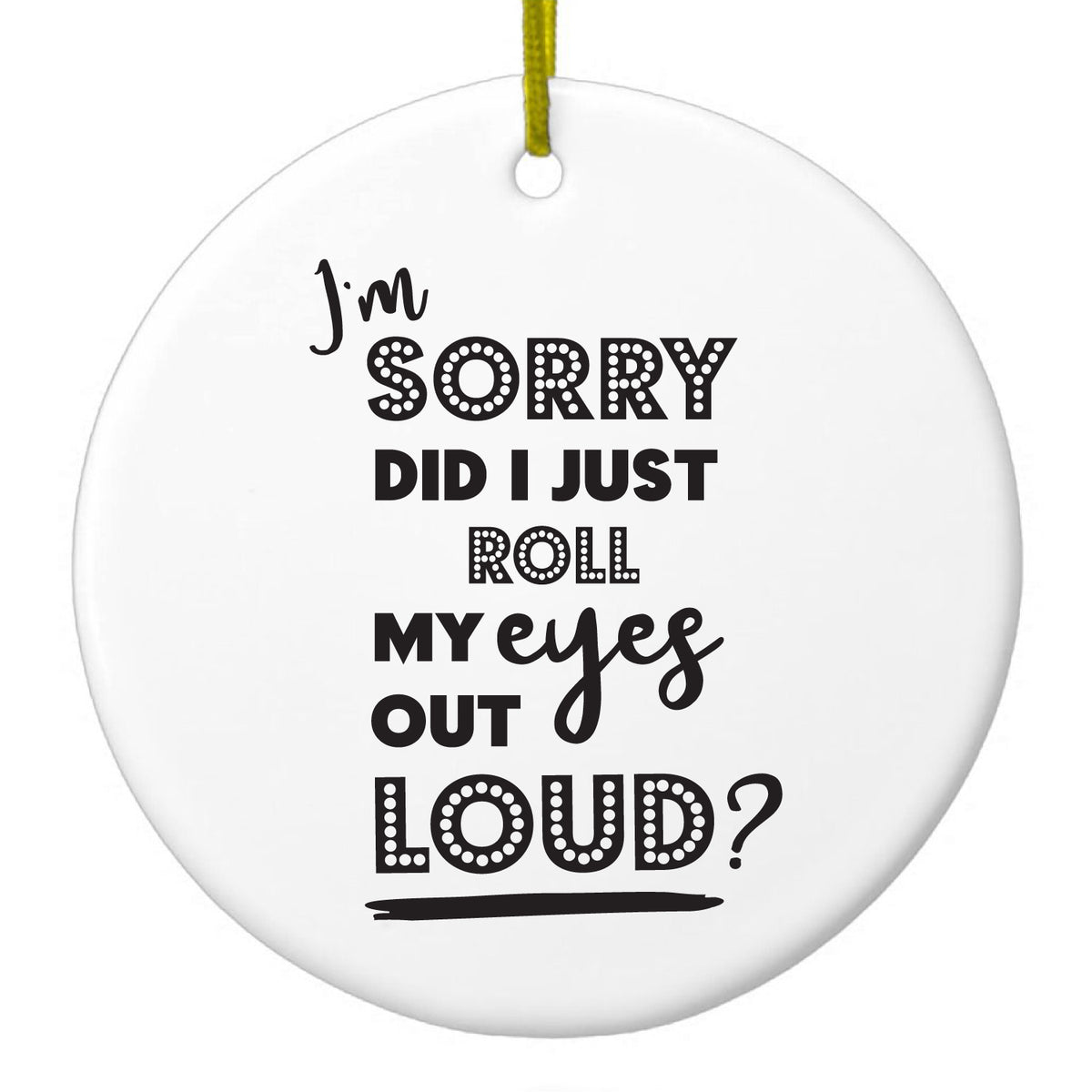 White Ceramic Ornament