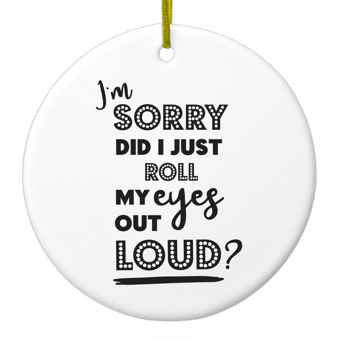 White Ceramic Ornament