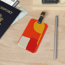 Fritha Glasswood - Mid-Century Modern Design Printed on a Custom Luggage Tag