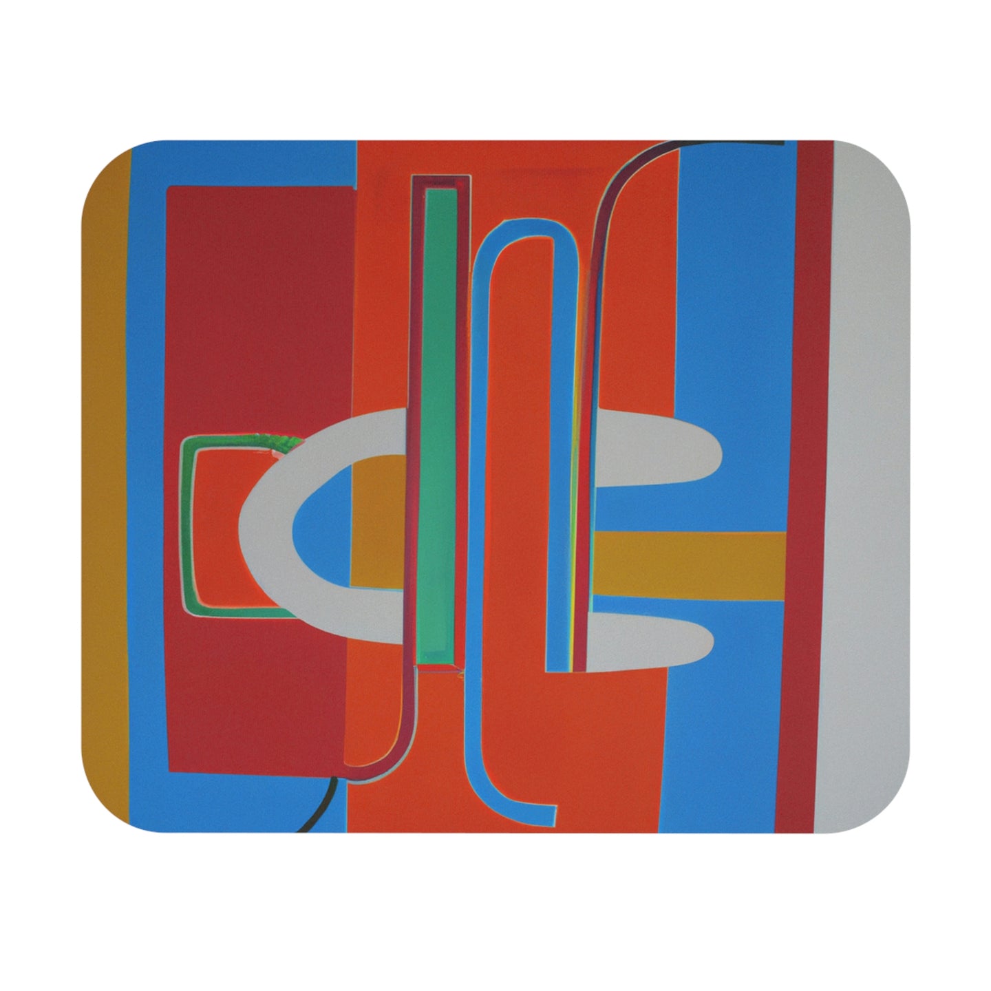 Gale Amaryllis - Mid-Century Modern Mouse Pad