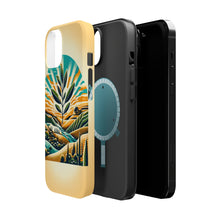 DistinctInk Tough Case for Apple iPhone, Compatible with MagSafe Charging - "Harmony in Israel's Golden Horizon"