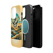DistinctInk Tough Case for Apple iPhone, Compatible with MagSafe Charging - "Harmony in Israel's Golden Horizon"