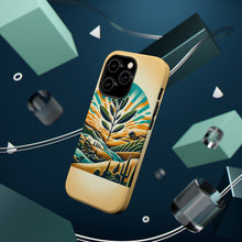 DistinctInk Tough Case for Apple iPhone, Compatible with MagSafe Charging - "Harmony in Israel's Golden Horizon"