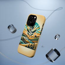 DistinctInk Tough Case for Apple iPhone, Compatible with MagSafe Charging - "Harmony in Israel's Golden Horizon"