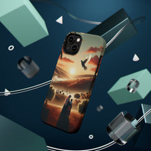 DistinctInk Tough Case for Apple iPhone, Compatible with MagSafe Charging - "Harmonious Serenity: A Symbol of Peace for Palestinians"