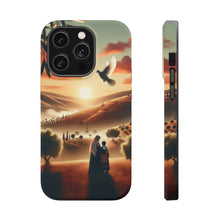 DistinctInk Tough Case for Apple iPhone, Compatible with MagSafe Charging - "Harmonious Serenity: A Symbol of Peace for Palestinians"