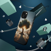 DistinctInk Tough Case for Apple iPhone, Compatible with MagSafe Charging - "Harmony Under the Olive Tree: A Peaceful Palestine"