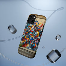 DistinctInk Tough Case for Apple iPhone, Compatible with MagSafe Charging - "Colorful Streets: A Vibrant Expression of Urban Art"