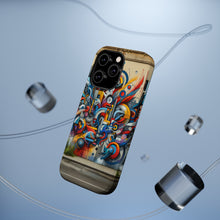 DistinctInk Tough Case for Apple iPhone, Compatible with MagSafe Charging - "Colorful Streets: A Vibrant Expression of Urban Art"