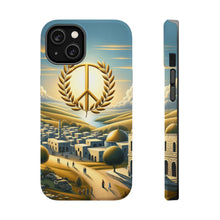 DistinctInk Tough Case for Apple iPhone, Compatible with MagSafe Charging - "Harmony Amidst Diversity: Symbolizing Peaceful Coexistence"