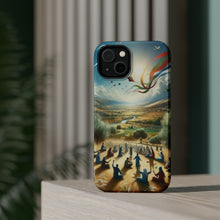 DistinctInk Tough Case for Apple iPhone, Compatible with MagSafe Charging - "Amygdala: Basking in Middle-Eastern Tranquility"