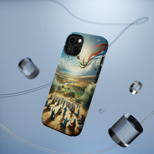 DistinctInk Tough Case for Apple iPhone, Compatible with MagSafe Charging - "Amygdala: Basking in Middle-Eastern Tranquility"