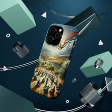 DistinctInk Tough Case for Apple iPhone, Compatible with MagSafe Charging - "Amygdala: Basking in Middle-Eastern Tranquility"