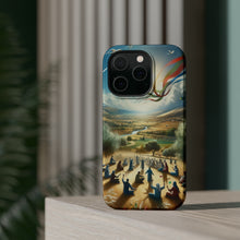 DistinctInk Tough Case for Apple iPhone, Compatible with MagSafe Charging - "Amygdala: Basking in Middle-Eastern Tranquility"