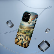 DistinctInk Tough Case for Apple iPhone, Compatible with MagSafe Charging - "Amygdala: Basking in Middle-Eastern Tranquility"