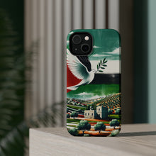 DistinctInk Tough Case for Apple iPhone, Compatible with MagSafe Charging - "Harmonious Palestinian Landscapes: A Symbolic Representation"