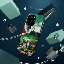 DistinctInk Tough Case for Apple iPhone, Compatible with MagSafe Charging - "Harmonious Palestinian Landscapes: A Symbolic Representation"