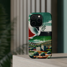 DistinctInk Tough Case for Apple iPhone, Compatible with MagSafe Charging - "Harmonious Palestinian Landscapes: A Symbolic Representation"