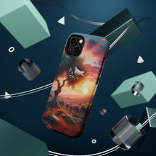 DistinctInk Tough Case for Apple iPhone, Compatible with MagSafe Charging - "Symbolic Serenity: Middle Eastern Landscape of Peace"