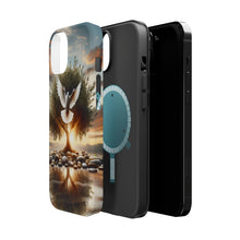 DistinctInk Tough Case for Apple iPhone, Compatible with MagSafe Charging - "A Serene Symbol of Peace: Palestinians"