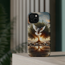 DistinctInk Tough Case for Apple iPhone, Compatible with MagSafe Charging - "A Serene Symbol of Peace: Palestinians"