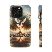 DistinctInk Tough Case for Apple iPhone, Compatible with MagSafe Charging - "A Serene Symbol of Peace: Palestinians"