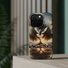 DistinctInk Tough Case for Apple iPhone, Compatible with MagSafe Charging - "A Serene Symbol of Peace: Palestinians"