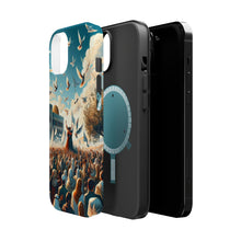 DistinctInk Tough Case for Apple iPhone, Compatible with MagSafe Charging - "Unity and Harmony: Embracing Peace in the Middle-East"