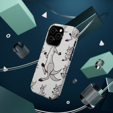 DistinctInk Tough Case for Apple iPhone, Compatible with MagSafe Charging - "Playful and Energetic Kangaroo Pattern"