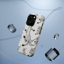 DistinctInk Tough Case for Apple iPhone, Compatible with MagSafe Charging - "Playful and Energetic Kangaroo Pattern"