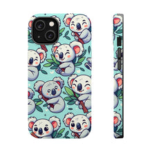 DistinctInk Tough Case for Apple iPhone, Compatible with MagSafe Charging - "Enchanting Koala Kaleidoscope: A Playful Delight"