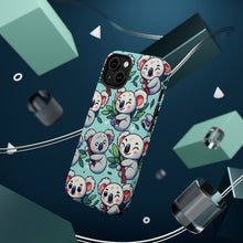 DistinctInk Tough Case for Apple iPhone, Compatible with MagSafe Charging - "Enchanting Koala Kaleidoscope: A Playful Delight"
