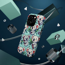 DistinctInk Tough Case for Apple iPhone, Compatible with MagSafe Charging - "Enchanting Koala Kaleidoscope: A Playful Delight"