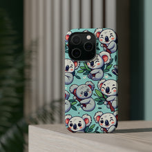 DistinctInk Tough Case for Apple iPhone, Compatible with MagSafe Charging - "Enchanting Koala Kaleidoscope: A Playful Delight"