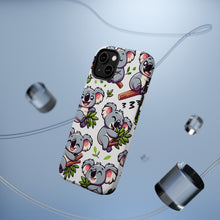 DistinctInk Tough Case for Apple iPhone, Compatible with MagSafe Charging - "Joyful Koala Playtime: A Cartoon Pattern"
