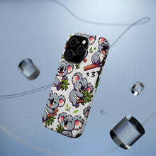 DistinctInk Tough Case for Apple iPhone, Compatible with MagSafe Charging - "Joyful Koala Playtime: A Cartoon Pattern"